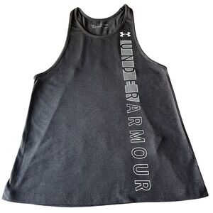 Under Armour  Activewear Shirt HeatGear Dark Gray Razorback  Sport Tanktop Sz XS